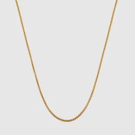 Round Box Chain (Gold) 2mm