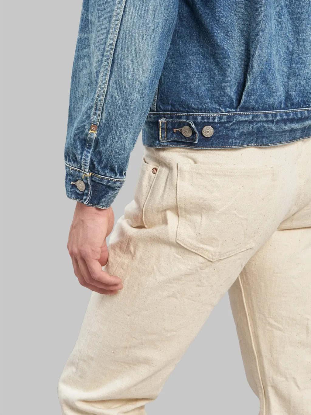 Sugar Cane 1953 Type II Denim Jacket Aged Model Dark