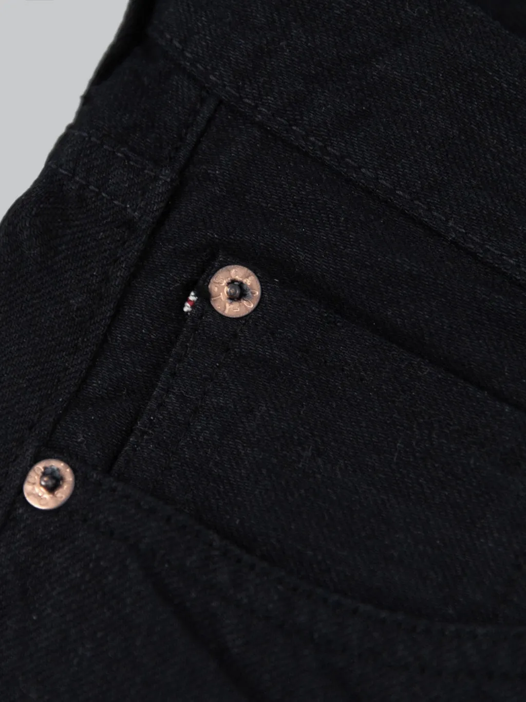 Sugar Cane "Type III" 13oz Black Denim Slim Jeans