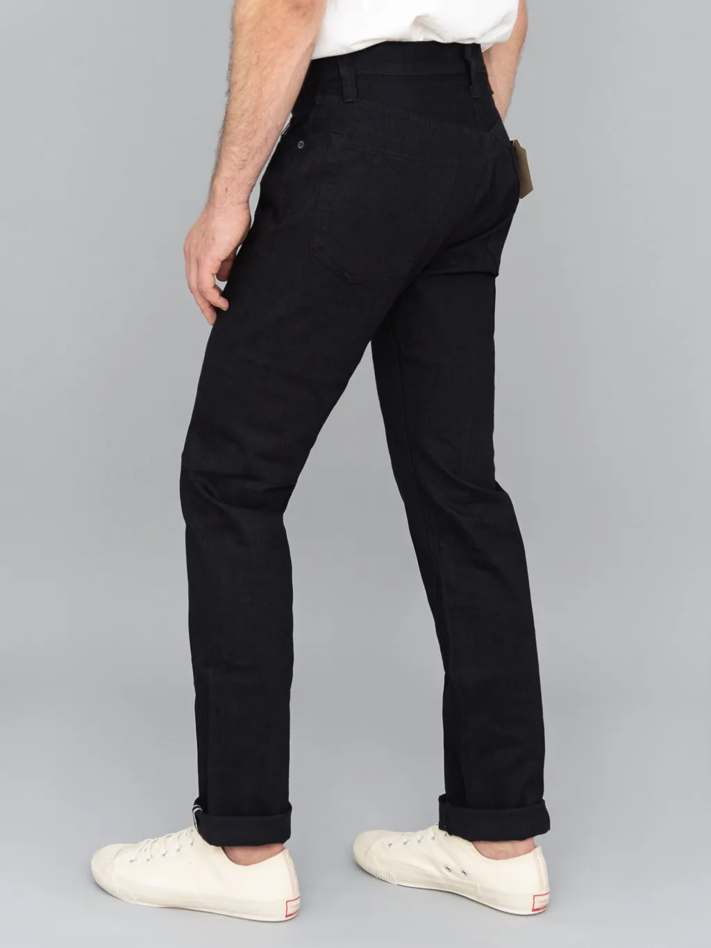 Sugar Cane "Type III" 13oz Black Denim Slim Jeans