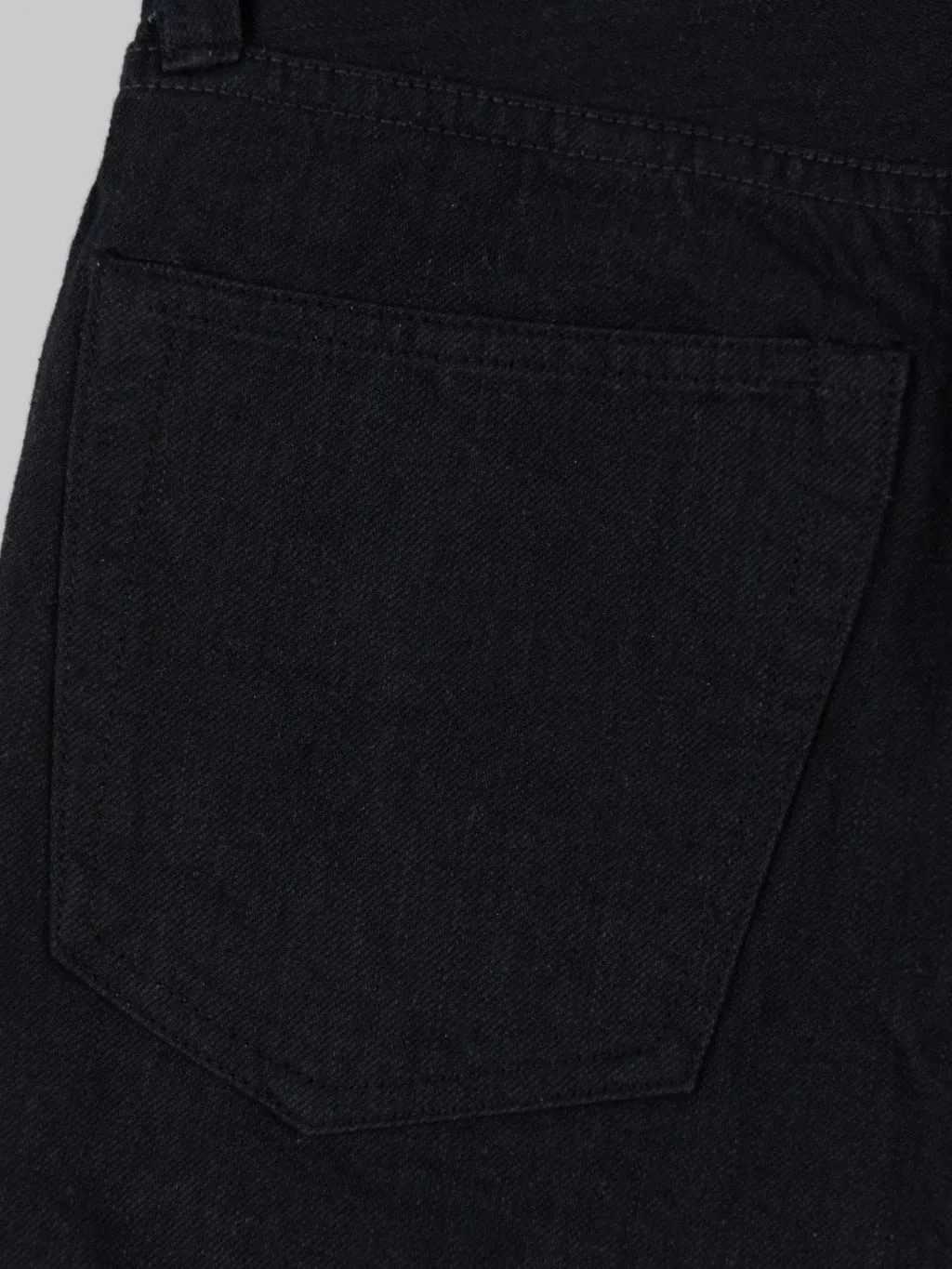 Sugar Cane "Type III" 13oz Black Denim Slim Jeans