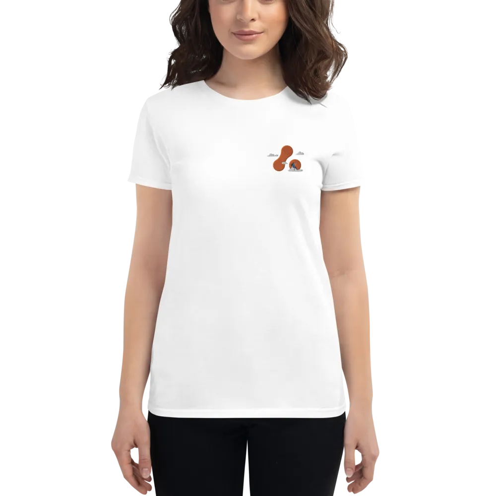 Women's Embroidered Adaptavist Cloud Design T-Shirt CB1