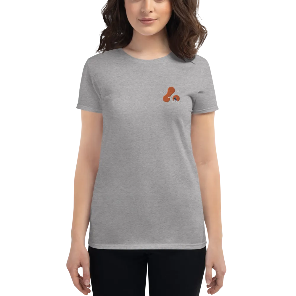 Women's Embroidered Adaptavist Cloud Design T-Shirt CB1